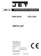 PARTS LIST. JPW (TOOL) AG Tämperlistrasse 5 CH-8117 Fällanden Switzerland Phone Fax