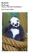 Kursbär Fu Long. Panda ca. 23 groß mit Wackelkopfgelenk. Design: Margarete Nedballa