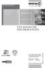 TECHNISCHE INFORMATION