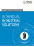 INDUSTRIAL. AUTOMOTIVE. AUTOMATION. ENERGY INDIVIDUAL INDUSTRIAL SOLUTIONS