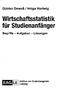 Wirtschaftsstatistik für Studienanfänger