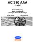 AC 310 AAA 12 VDC Ersatzteil-Katalog Spare Parts Manual Catalogue Pièces de Rechange 36,25,15,091 Rev