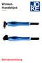 Winkel- Handstück VTN-N. Betriebsanleitung