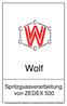 Wolf. Spritzgussverarbeitung von ZEDEX 530 C C