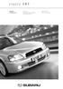 Legacy AWD. Preise Technische Daten Ausstattung. Kombi Limousine. gültig ab Januar 2002