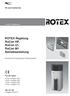 ROTEX Regelung RoCon HP, RoCon U1, RoCon M1 Betriebsanleitung