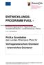 ENTWICKLUNGS- PROGRAMM PAUL -