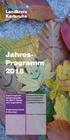 Jahres- Programm Landkreis Karlsruhe. Psychologische Beratungsstelle für Eltern, Kinder und Jugendliche