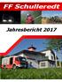 FF Schulleredt. Jahresbericht 2017