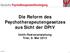Die Reform des Psychotherapeutengesetzes aus Sicht der DPtV Unith-Festveranstaltung Trier, 8. Mai 2013