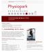 PHYSIOPARK NEWSLETTER Dezember 2015
