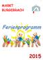 MARKT BURGEBRACH. Ferienprogramm