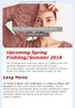 Upcoming Spring Frühling/Sommer 2018
