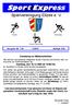 Sport Express. Spielvereinigung Ellzee e. V. Turnen / Gymnastik. Ausgabe Nr /2010 Auflage 520. Einladung zur Weihnachtsfeier