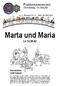 Pfarrbrief Nr bis Marta und Maria. Lk 10,38-42