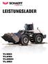 LEISTUNGSLADER. tl160 tl210 tl260 tl310