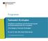 Programm. Nationaler Krebsplan. Abschlussveranstaltung zum Förderschwerpunkt des Bundesministeriums für Gesundheit. Forschung im Nationalen Krebsplan