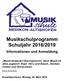 Musikschulprogramm Schuljahr 2018/2019