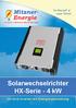 Solarwechselrichter HX-Serie - 4 kw