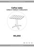Coffee table Cafébord / Kafébord / Caféhaustisch