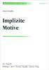 Motivationsforschung Band 22 Implizite Motive von Dr. David Scheffer