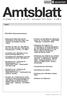 Amtsblatt. Inhalt. Öffentliche Bekanntmachungen. 53. Jahrgang Nr Juli 2010 Postverlagsort Münster H 1208 B
