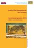 Institut für Bienenkunde und Imkerei. Seminarprogramm 2018