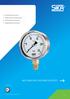 Rohrfedermanometer Differenzdruck-Manometer Plattenfedermanometer Kapselfedermanometer. Mechanische DRuckmessgeräte. Enthält Produkte mit: