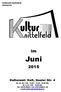 Juni. Kulturamt: KuK, Gaaler Str. 4