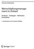 Andreas Stollenwerk. Wertschöpfungsmanagement. Analysen - Strategien - Methoden - Kennzahlen. 2., aktualisierte und erweiterte Auflage