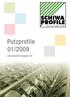 SCHIWA PROFILE. PRSchill und Walther GmbH. Putzprofile 01/2009. überarbeitete Ausgabe XIV
