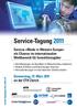 Service-Tagung Service «Made in Western Europe» als Chance im internationalen Wettbewerb für Investitionsgüter