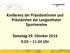 Konferenz der Präsidentinnen und Präsidenten der Langenthaler Sportvereine. Samstag 29. Oktober Uhr