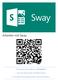 Zur Nutzung von Sway benötigen Sie ein Microsoft-Konto. Sway wird im Browser genutzt. (keine Offlinenutzung!)