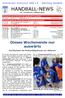HANDBALL-NEWS. Nr. 179 vom 27. Februar Uhr GTV Fr. 1 Stolberger SV Fr. 1 Verbandsliga Frauen