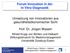 Forum Innovation in der In Vitro-Diagnostik. Umsetzung von Innovationen aus gesundheitsökonomischer Sicht