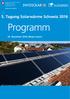 5. Tagung Solarwärme Schweiz Programm. 24. November 2016, Messe Luzern. Ernst Schweizer AG, Metallbau