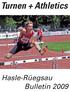 Turnen + Athletics Hasle-Rüegsau Bulletin 2009