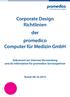 Corporate Design Richtlinien der promedico Computer für Medizin GmbH