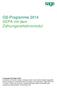 GS-Programme 2014 SEPA mit dem Zahlungsverkehrsmodul