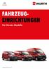 FAHRZEUG- EINRICHTUNGEN