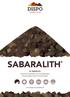 SABARALITH. & Sabahum. Natürliche Baustoffe für hochbelastbare Rasentragschichten (Schotterrasen)