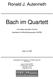Ronald J. Autenrieth. Bach im Quartett. Vier Sätze der Bach-Familie bearbeitet für Blockflötenquartett (SATB) copy-us 1603