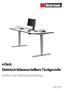 e-desk Elektrisch höhenverstellbare Tischgestelle Aufbau und Bedienungsanleitung