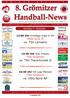 8. Grömitzer Handball-News