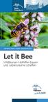 Große Wollbiene auf Herzgespann-Blüte Susanne Pöhler UMWELTAMT KREIS PADERBORN. Let it Bee. Wildbienen-Nisthilfen bauen und Lebensräume schaffen