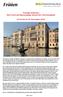 Venedig entdecken Slow Food und Spaziergänge abseits der Touristenpfade. Di 20. bis So 25. November 2018