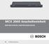MCX 2040 Anschalteeinheit BAP-MCX-RACK BAP-MCX/EX-RACK