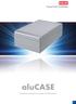 alucase Premium enclosures made of aluminium