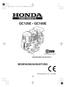 06/12/01 19:39:17 34Z2L600_001 GC135E GC160E SERIENNUMMER UND MOTORTYP BEDIENUNGSANLEITUNG. Honda Motor Co., Ltd. 2003